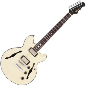 Fret-King Elise ~ Vintage White Semi Acoustic Electric guitar