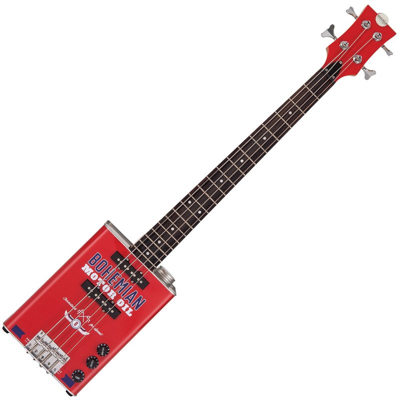 Bohemian Oil Can Bass Guitar ~ Motor Oil - Image 3