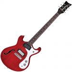 Danelectro '66 Electric Guitar ~ Transparent Red