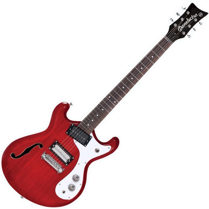Danelectro '66 Electric Guitar ~ Transparent Red