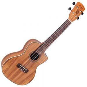 Laka Electro-Acoustic Cutaway Ukulele ~ Concert