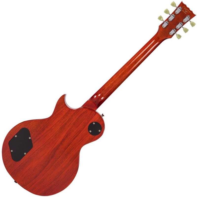 Vintage V100T ReIssued Electric Guitar ~ Flamed Thru Honeyburst - Image 2