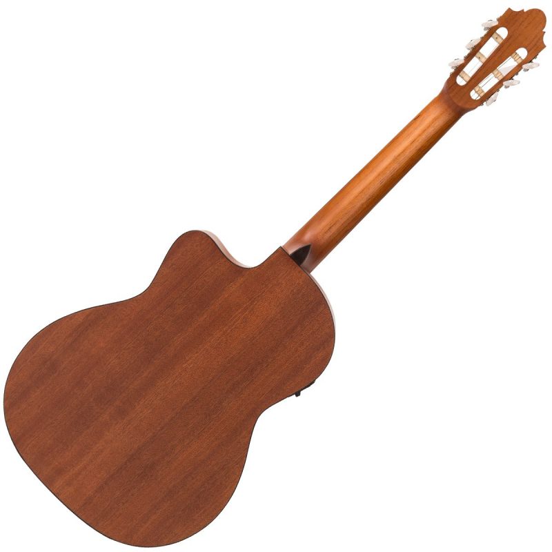 Santos Martinez Estudio Cutaway Electro-Classic Guitar - Natural Satin - Image 2