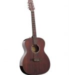 Adam Black O4-M mahogany acoustic guitar with gig bag