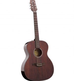 Adam Black O4-M mahogany acoustic guitar with gig bag